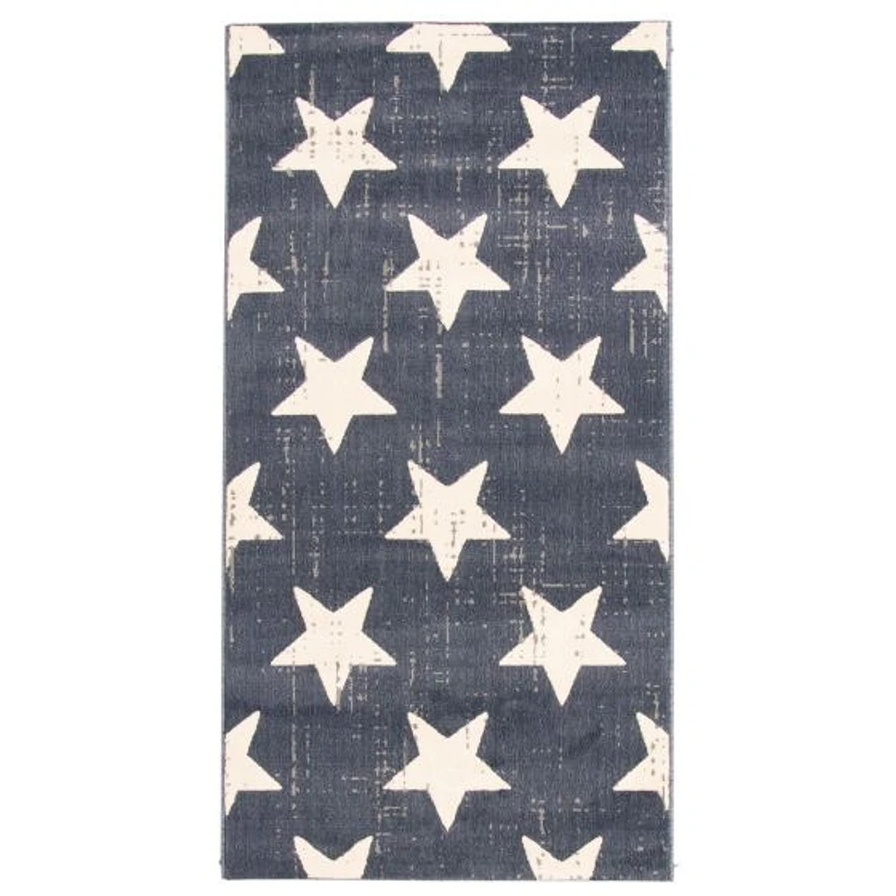 Stars Navy Rug