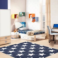 Tapis Stars bleu foncé