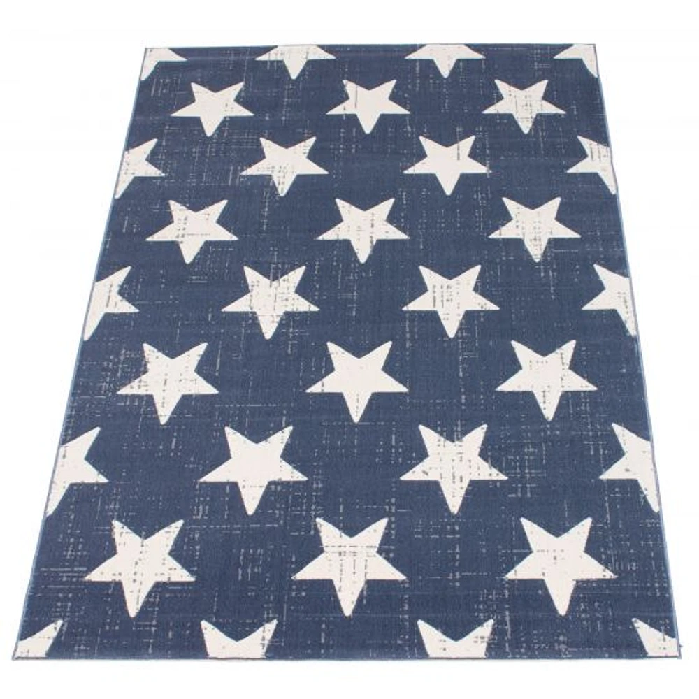 Stars Navy Rug