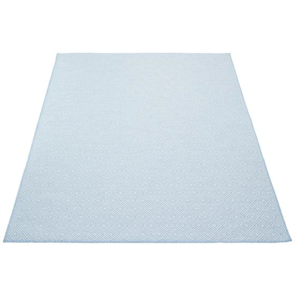 Gardenia Diamond Indoor/ Outdoor Light Blue Rug