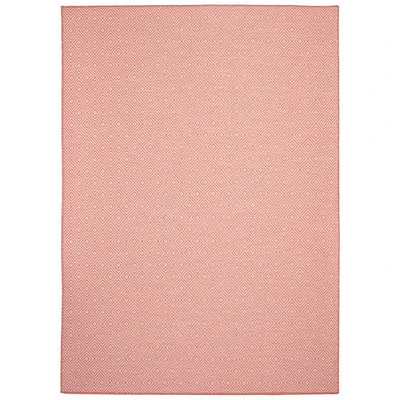 Gardenia Diamond Indoor/ Outdoor Coral Rug