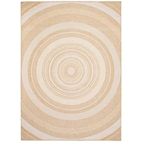 Gardenia Modern Indoor/ Outdoor Gold Rug