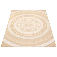 Gardenia Modern Indoor/ Outdoor Gold Rug