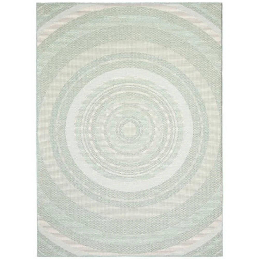 Gardenia Modern Indoor/ Outdoor Mint Rug