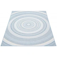 Gardenia Modern Indoor/ Outdoor Light Blue Rug