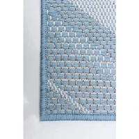 Gardenia Modern Indoor/ Outdoor Light Blue Rug