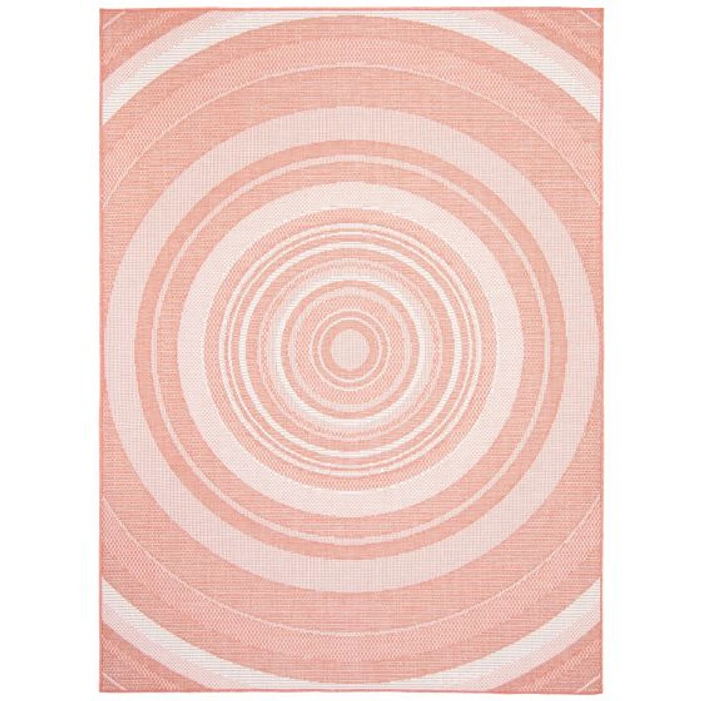 Gardenia Modern Indoor/ Outdoor Coral Rug