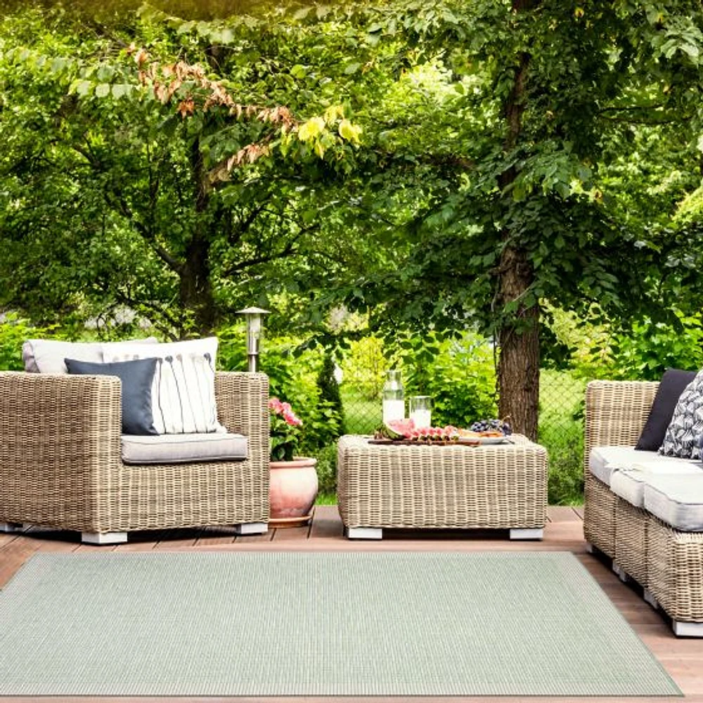 Gardenia Classic Indoor/ Outdoor Mint Rug