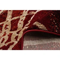 Tapis Daphne rouge