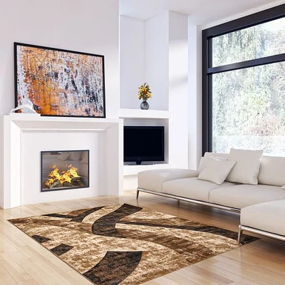 Tapis Kimmy gris foncé