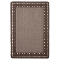 Nagano Indoor/ Outdoor Chocolate Rug