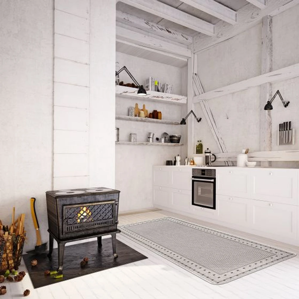 Nagano Indoor/ Outdoor Grey Rug