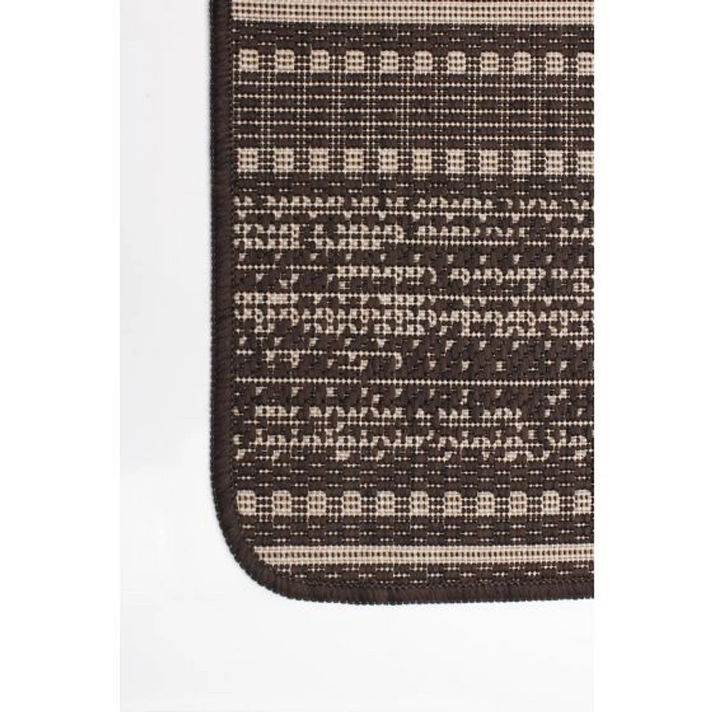 Aten Indoor/ Outdoor Chocolate Rug