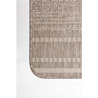 Aten Indoor/ Outdoor Taupe Rug