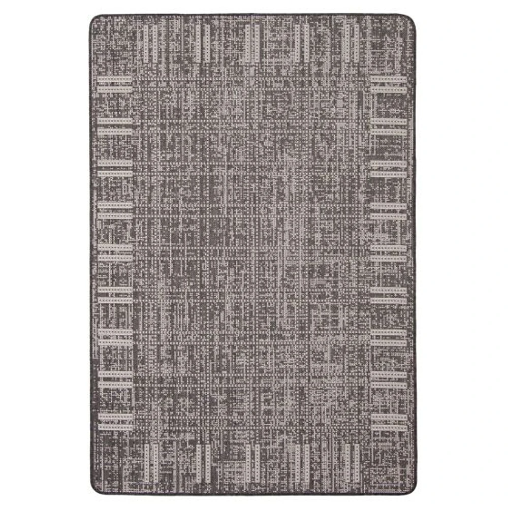 Ra Indoor/ Outdoor Black Rug