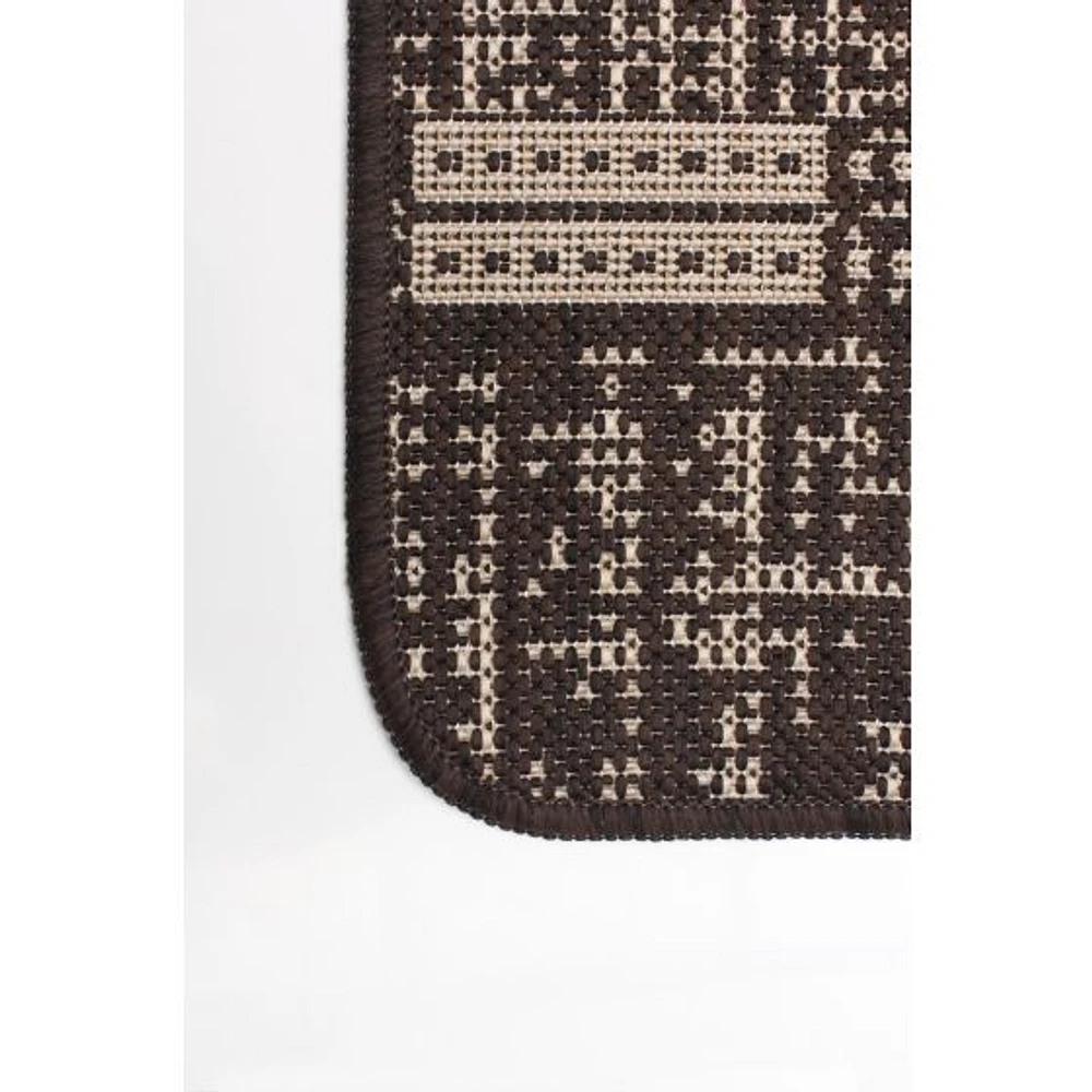 Ra Indoor/ Outdoor Chocolate Rug