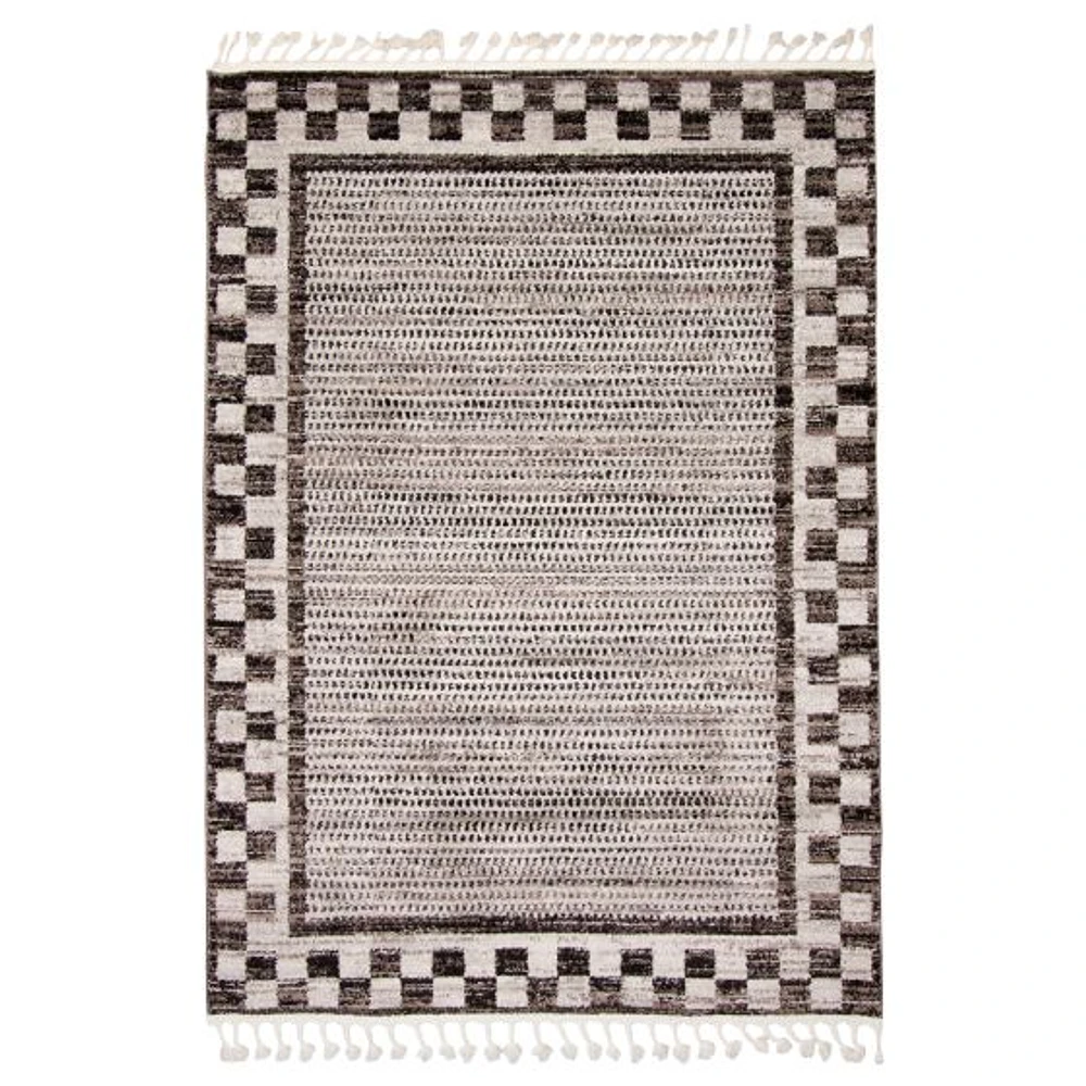 Kybella Quattro Ivory Bohemian Area Rug
