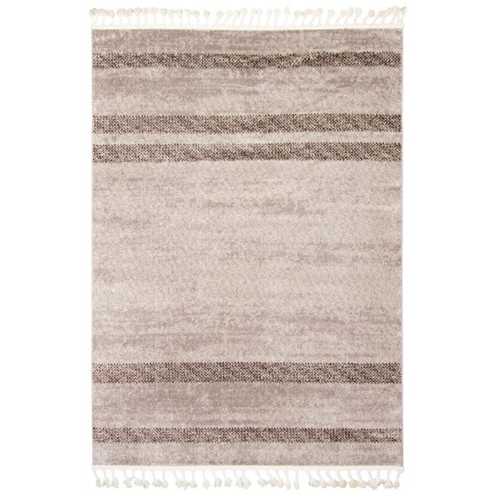 Kybella Coastal Ivory/Grey Bohemian Area Rug