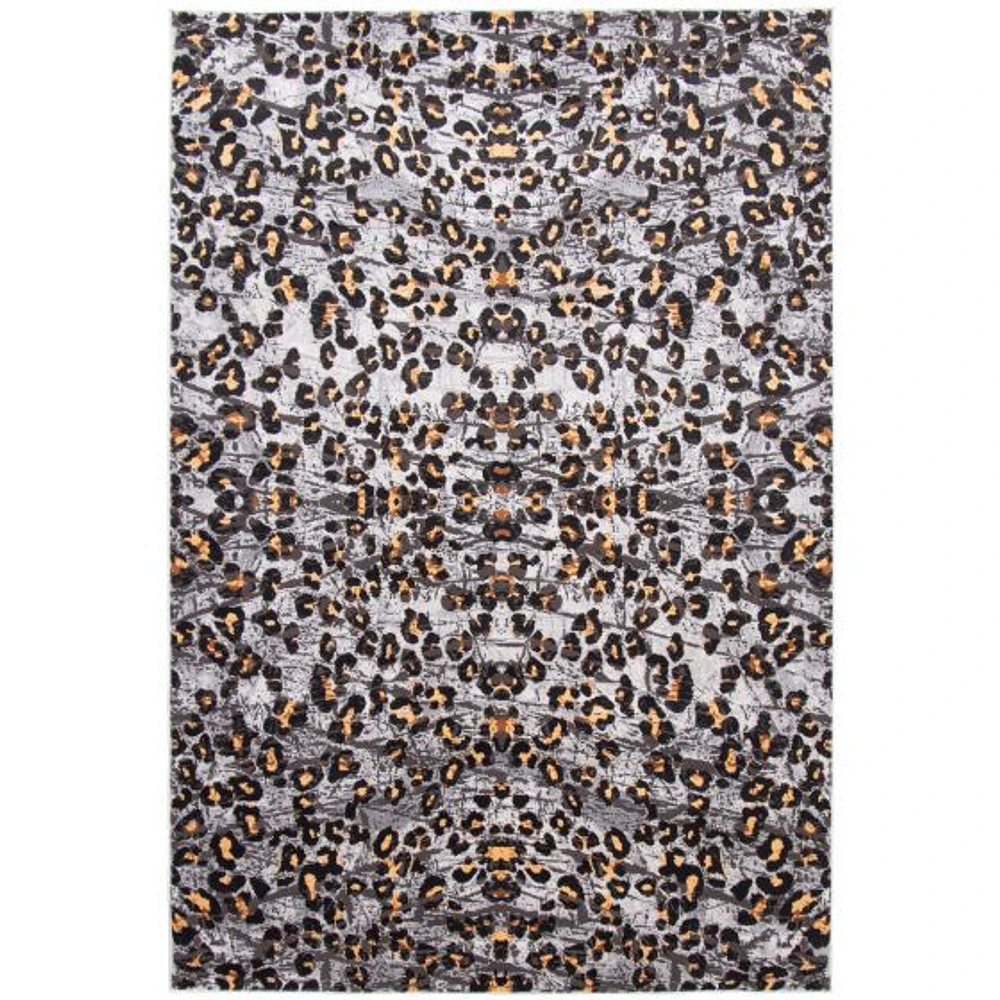 Cheetah Contemporary Ivory Area Rug