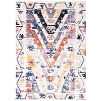 Morocco Quashqai White Bohemian Area Rug