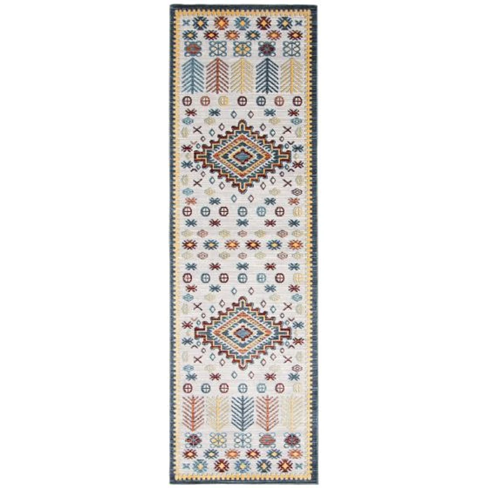 Aqua Gypsy Contemporary Area Rug