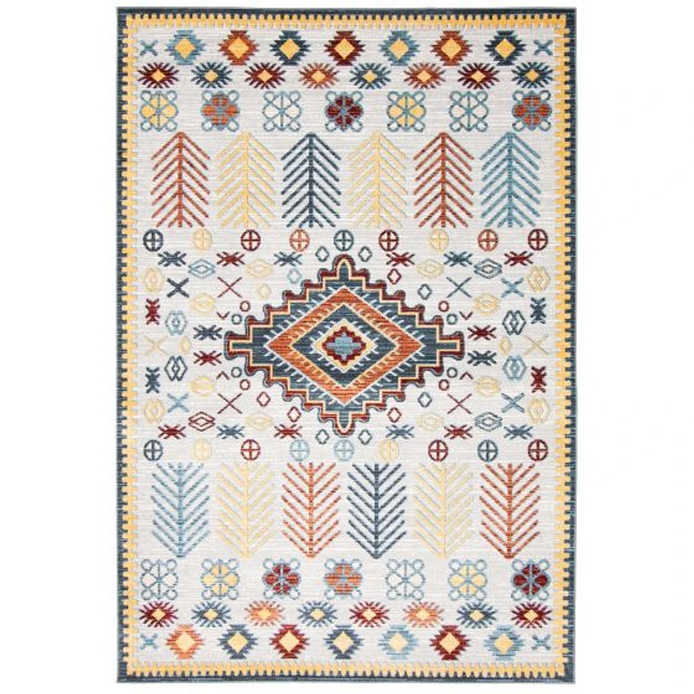 Aqua Gypsy Contemporary Area Rug