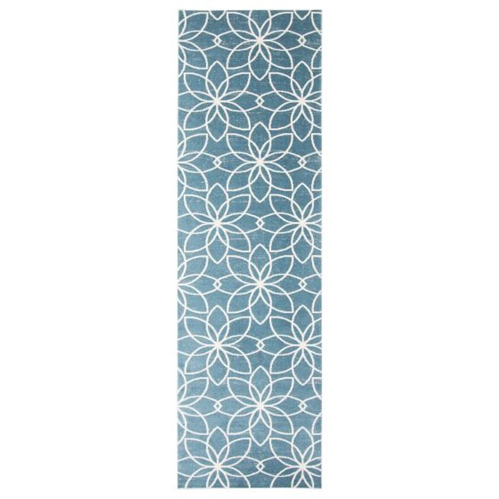 Aqua Terali Contemporary Area Rug