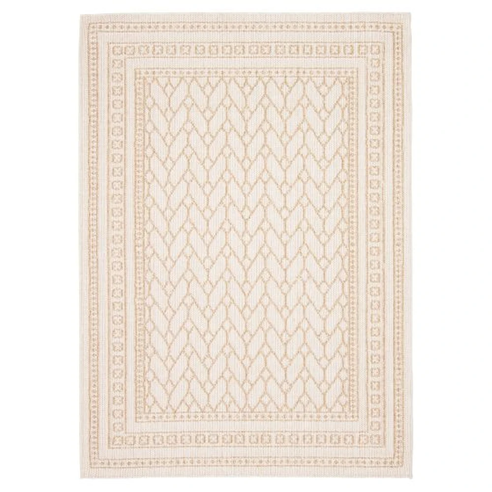 Francesca Contemporary Taupe Area Rug