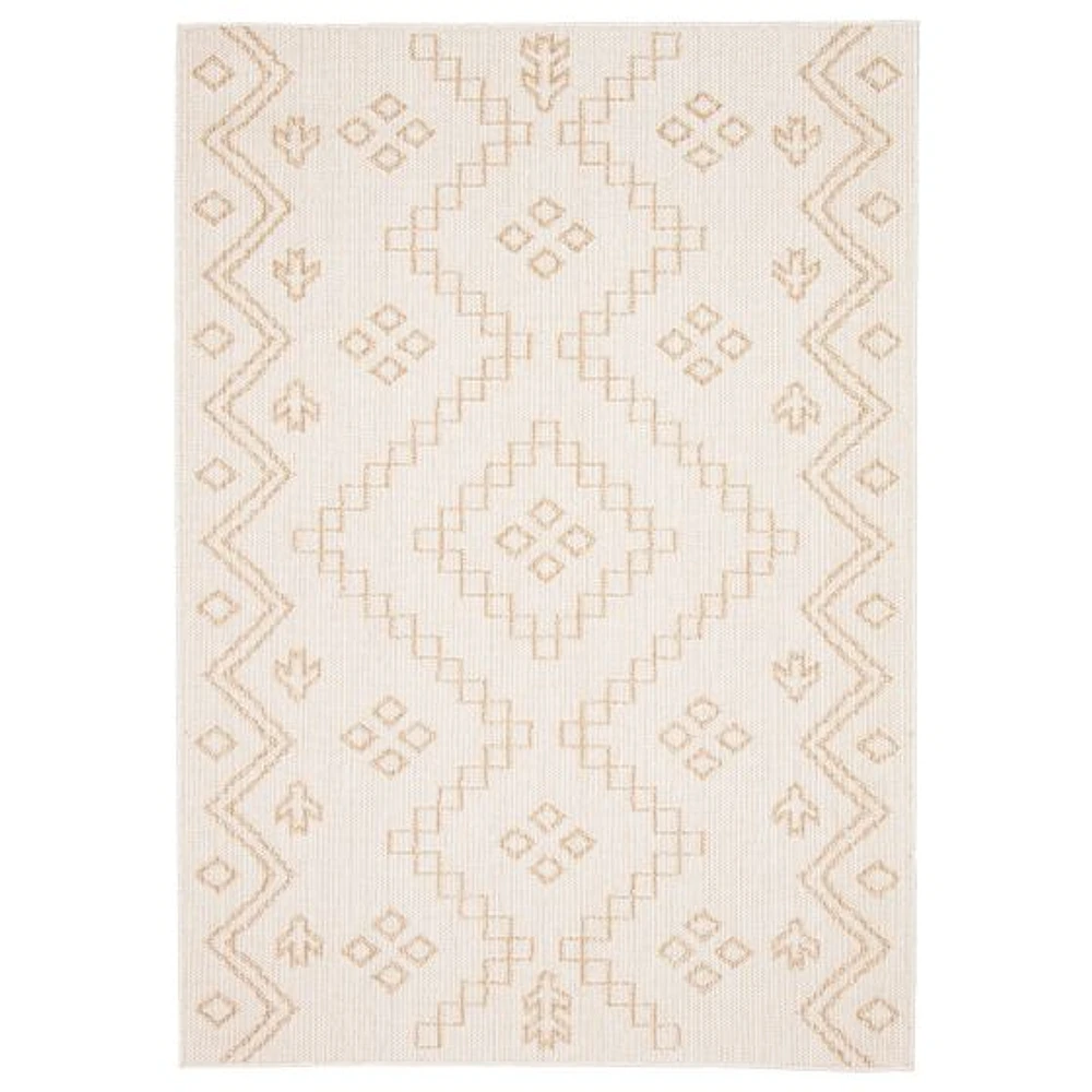 Caral Contemporary Taupe Area Rug