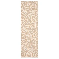 Zendaya tapis taupe contemporain