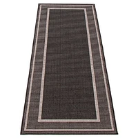 Tapis « Sisal » - Noir et Gris