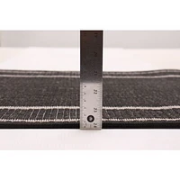 Tapis « Sisal » - Noir et Gris