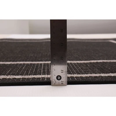Sisal Black and Grey Rug