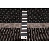 Tapis « Sisal » - Noir et Gris