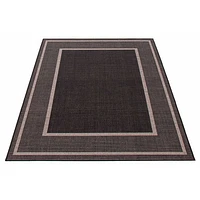 Tapis « Sisal » - Noir et Gris