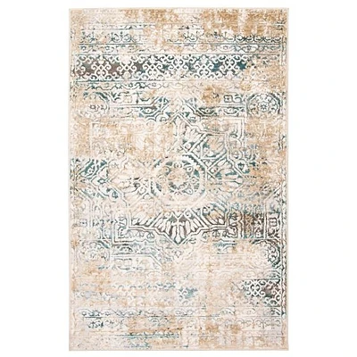 Tapis traditionnel ivoire « Zoe »