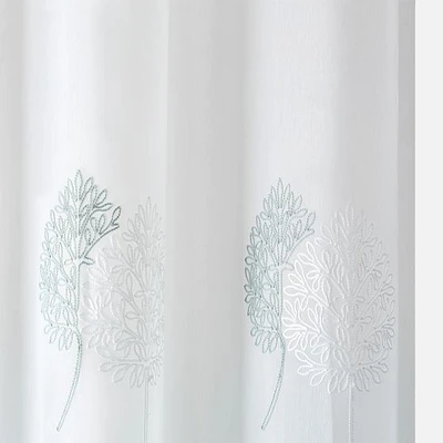 Aura Embroidered Grommet Curtain