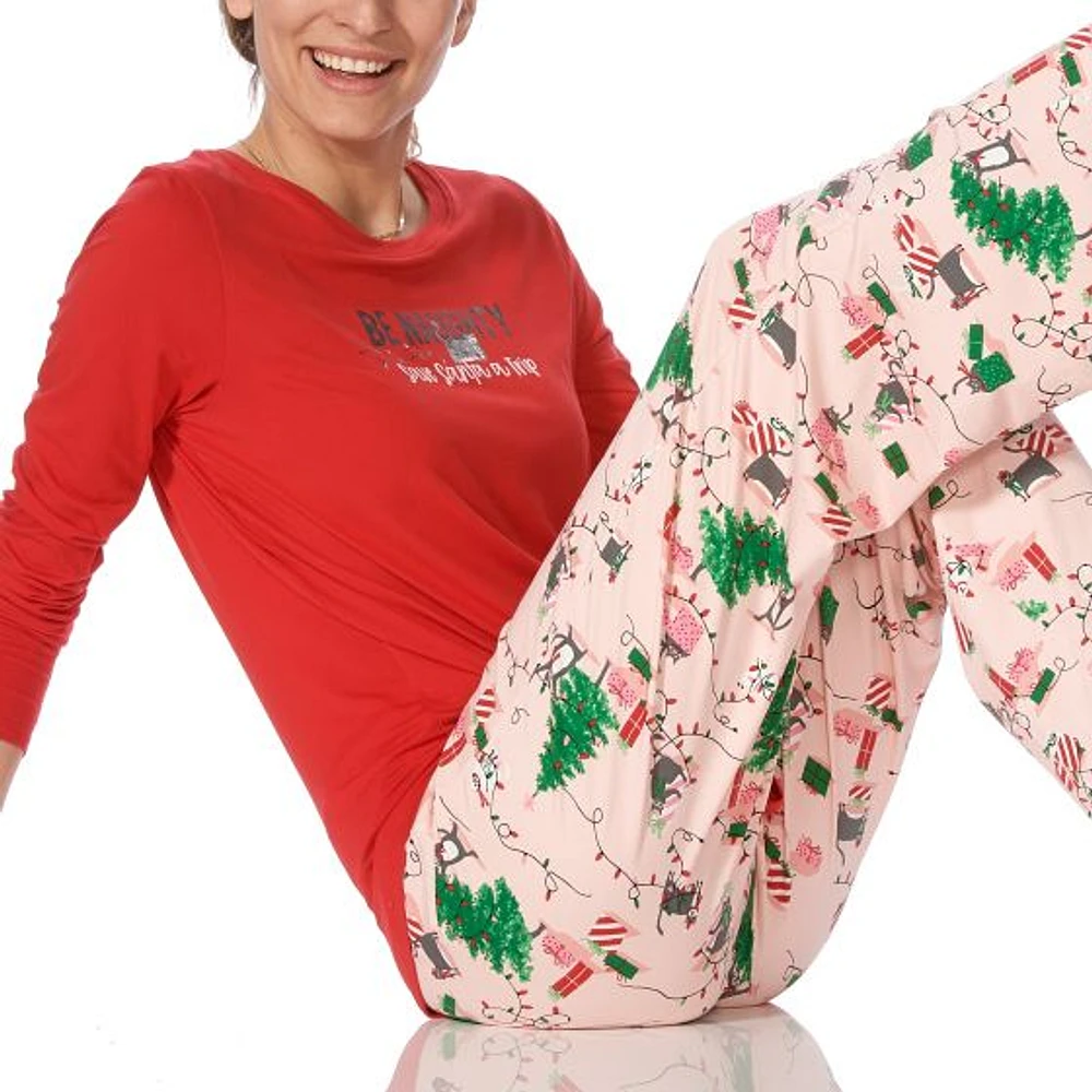 Soft Jersey Christmas Pyjama Set