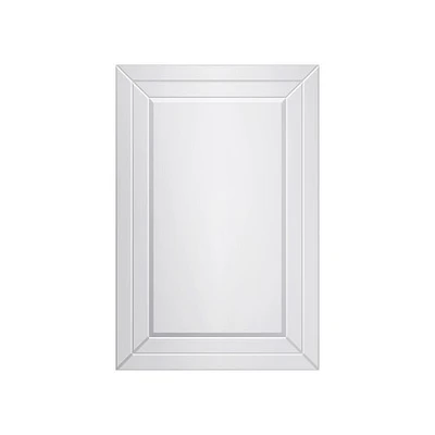 Bay miroir rectangulaire en verre