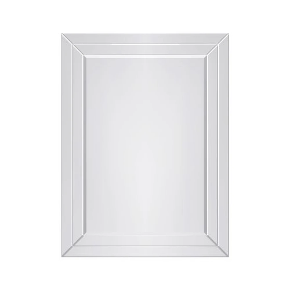 Bay miroir rectangulaire en verre