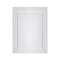 Bay miroir rectangulaire en verre