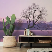 Bird Tree at Dawn Wallpaper Mural