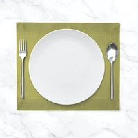 Bordered Square Vinyl Placemat