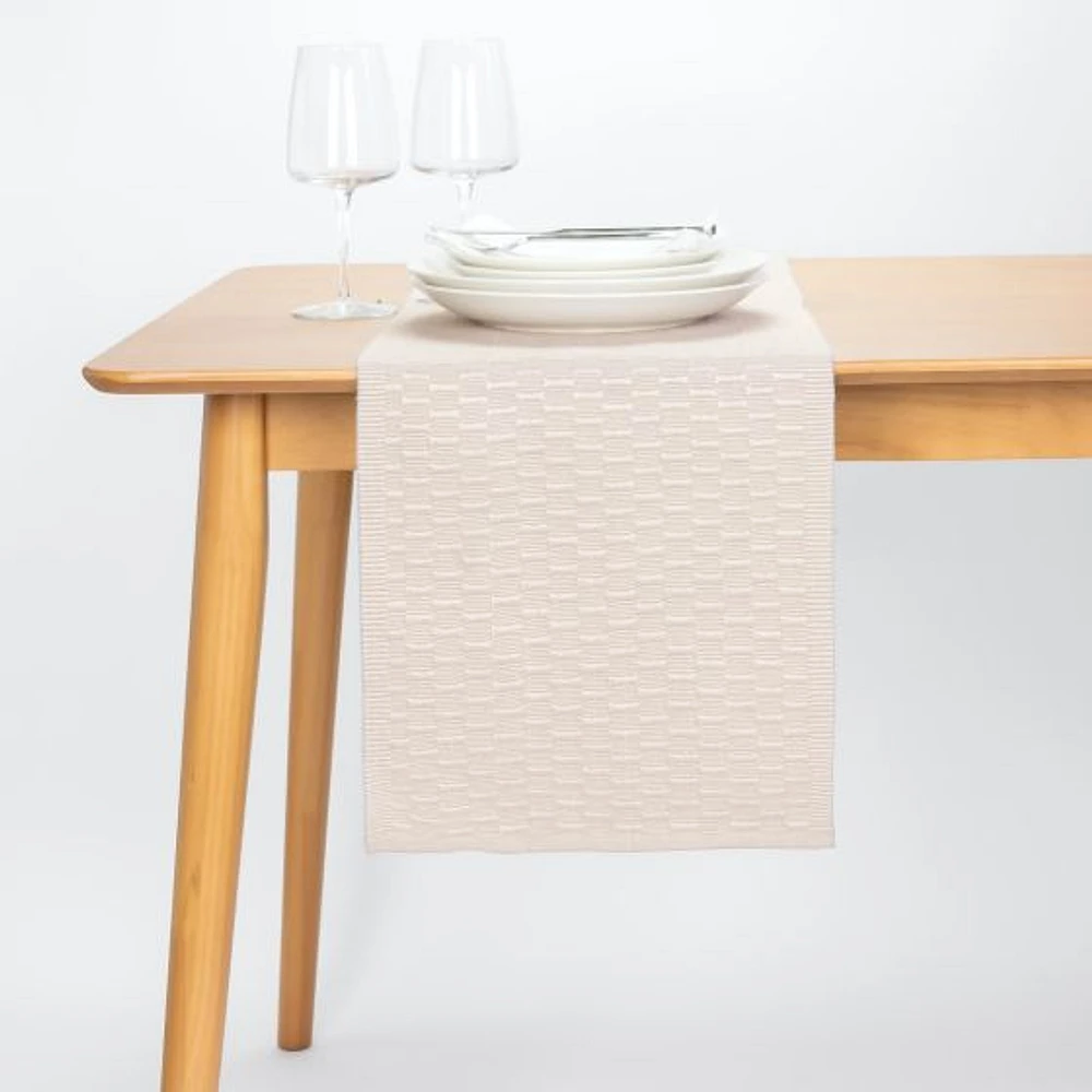 Bubble Weave Table Runner