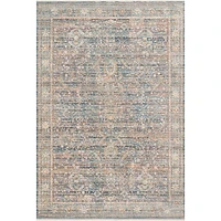 Tapis Claire Bleu / Sunset par Loloi