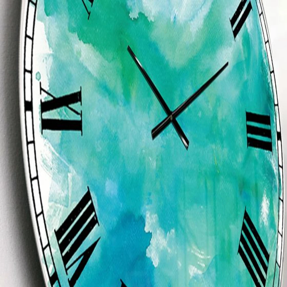 Sea Glass Wall Clock