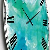 Sea Glass Wall Clock