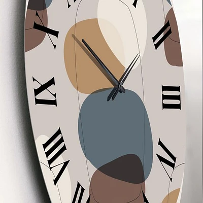 Organic Trendy Retro Designs I Wall Clock