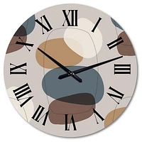 Organic Trendy Retro Designs I Wall Clock