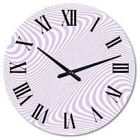 Retro 1970 Stripe Design I Wall Clock